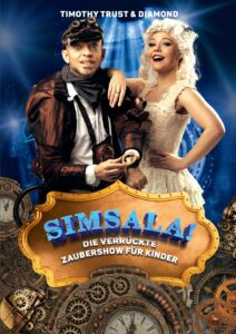 Erster Entwurf neues Plakat Kindershow Zaubershow Simsala!