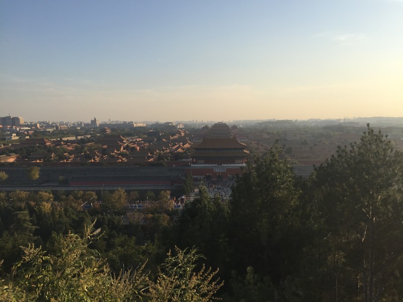 Verbotene Stadt Peking von oben
